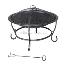 29&quot; Bulat Baja Kayu-Ngobong Fire Pit